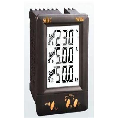 Selec VAF36A Panel Mount LCD Type Meter