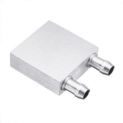 40x40 Mm Peltier Copper Water Block With Vertical Outlet