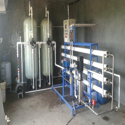 500 Lph  Frp Industrial Reverse Osmosis Plant