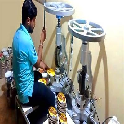 Hand Press Paper Plate Machine