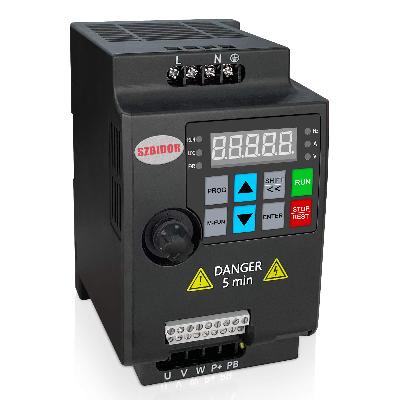 Two phase three phase conversion vfd