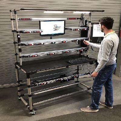 Pick To Light Assembly Workstation