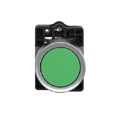 Green Flush Complete Push Button