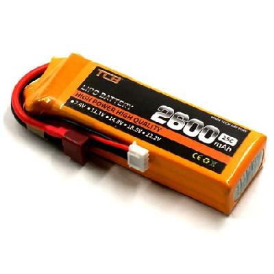 11.1 V - 2200 Mah 25c Lithium RC Plane Battery