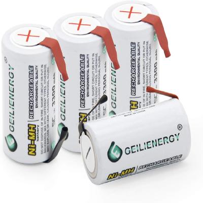 3.6 V Sub-C-1900 mAh Batteries