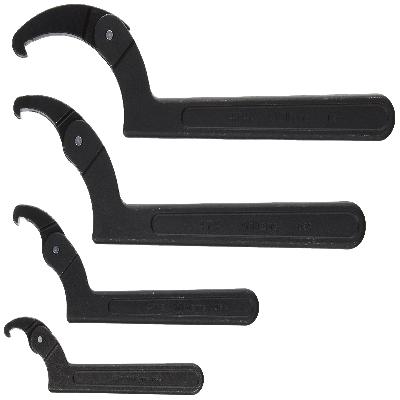 Adjustable hook spanners