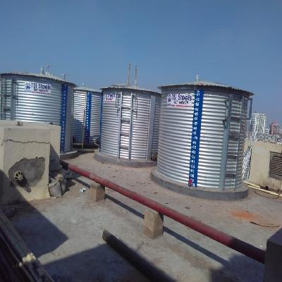 Zincalume Steel Water Storage Tank (With PVC Liner)