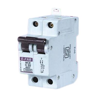 DOUBLE POLE MCB