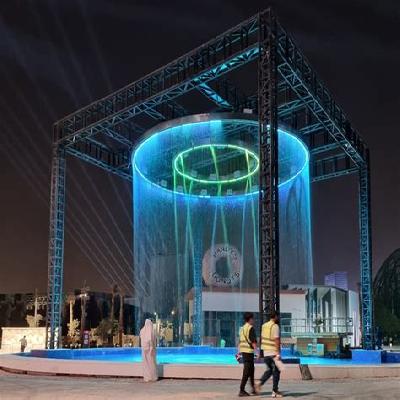 Circular Digital Water Curtain