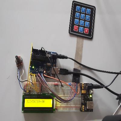 LCD Display Vamatex Keypad