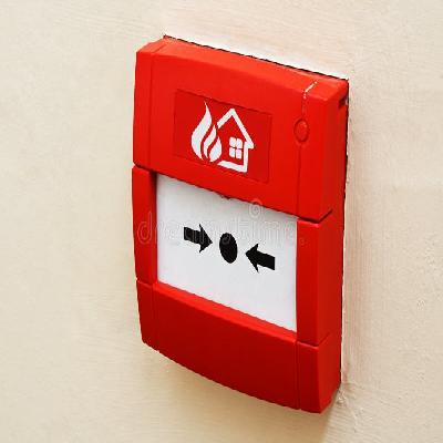 Emergency alarm box wall mounted