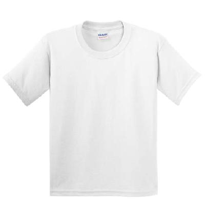 Boys White Cotton T Shirt