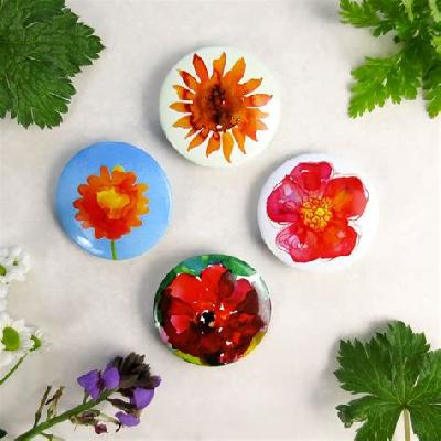 Flower Badges