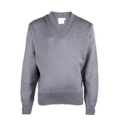 Grey School Uniform Sweater