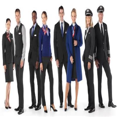 Black Airline Supplier Uniform