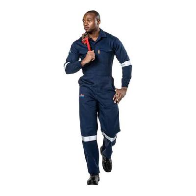 Blue boiler suit