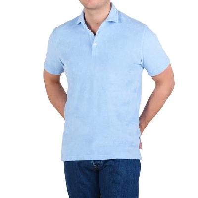 Cotton Polo Sky Blue T Shirt