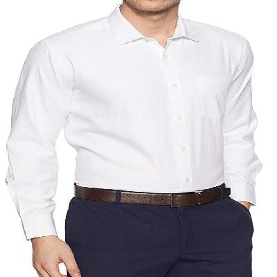 formal pure white shirt