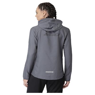 Grey Polyester Winter School Jacket