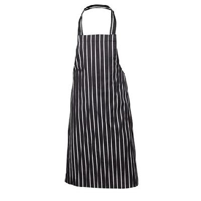 Grey Striped Cooking Apron