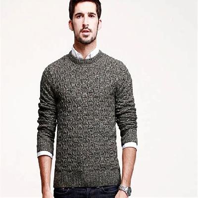 Mens Round Neck Sweater