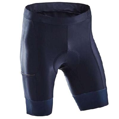 Navy Blue And Ice-Blue Cycling Shorts