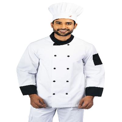 White And Black Chef Coat