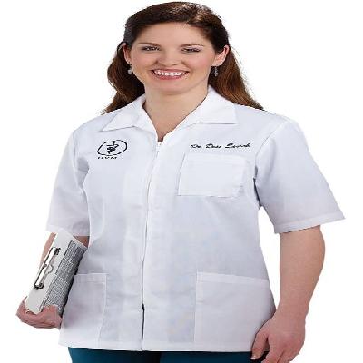 Woman doctor coat