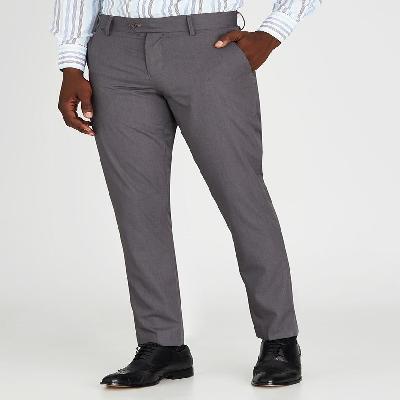 Mens Grey Formal Pant