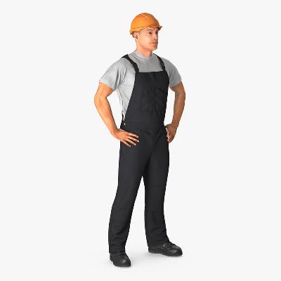 Black Worker Uniform