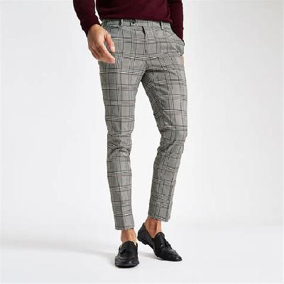Mens Gray Trouser