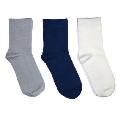 School Plain Socks