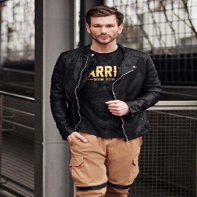 Two Piece Designer Jacket And Cargo Trousers