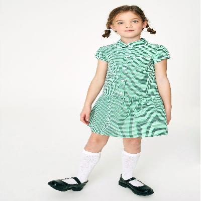 Girls Cotton School Uniform