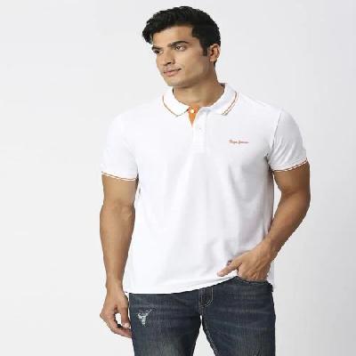Office T. Shirts With Contrast Tipping
