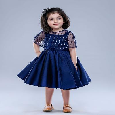 Kids Navy Dress