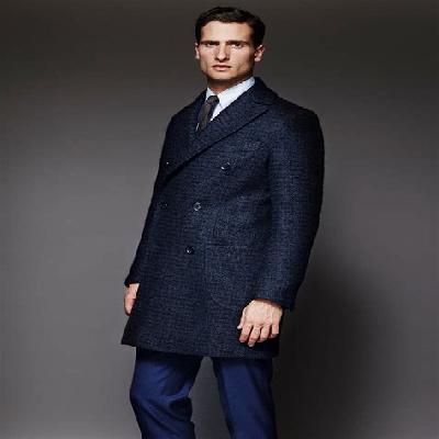 Man overcoat