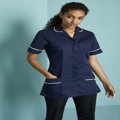 Black And  Blue Healthcare Uniforms