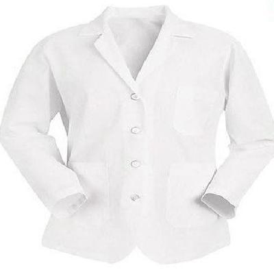 White Full Sleeve Medical Apron