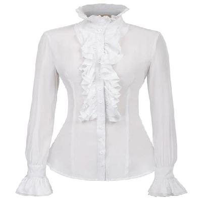 Womens Ruffle Shirt