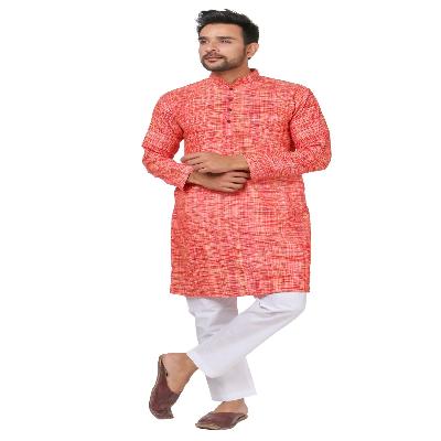 Men Plain Khadi Kurta