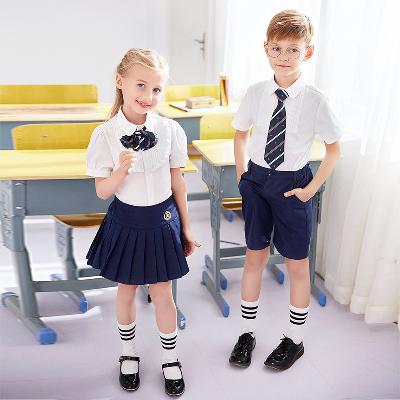 Summer School Uniform Cotton Shirt