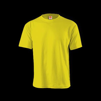 Mens Yellow Corporate Round Neck T Shirt