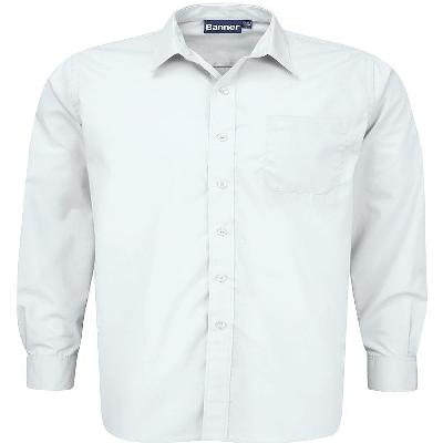 Boys Plain School Shirt