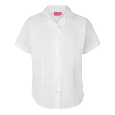 Girls Plain School Shirt