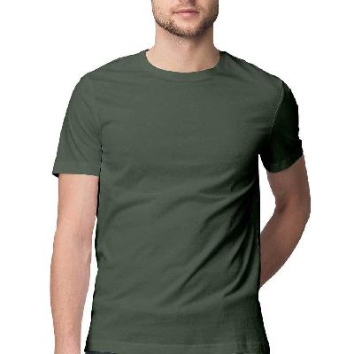 Mens Half Sleeve Cotton T-Shirt
