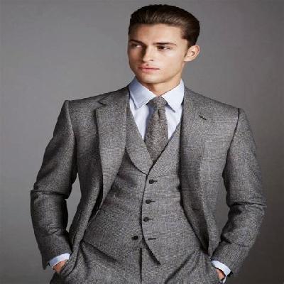Mens Gray Corporate Uniform