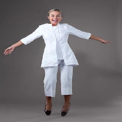 Women White SPA Uniform