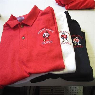 School Shirt With Embroidery