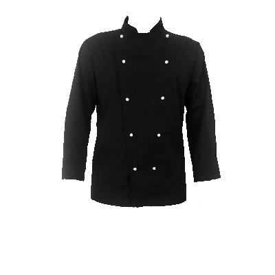 Uniforms Guru Chef Coat With Black Matching (Unisex)